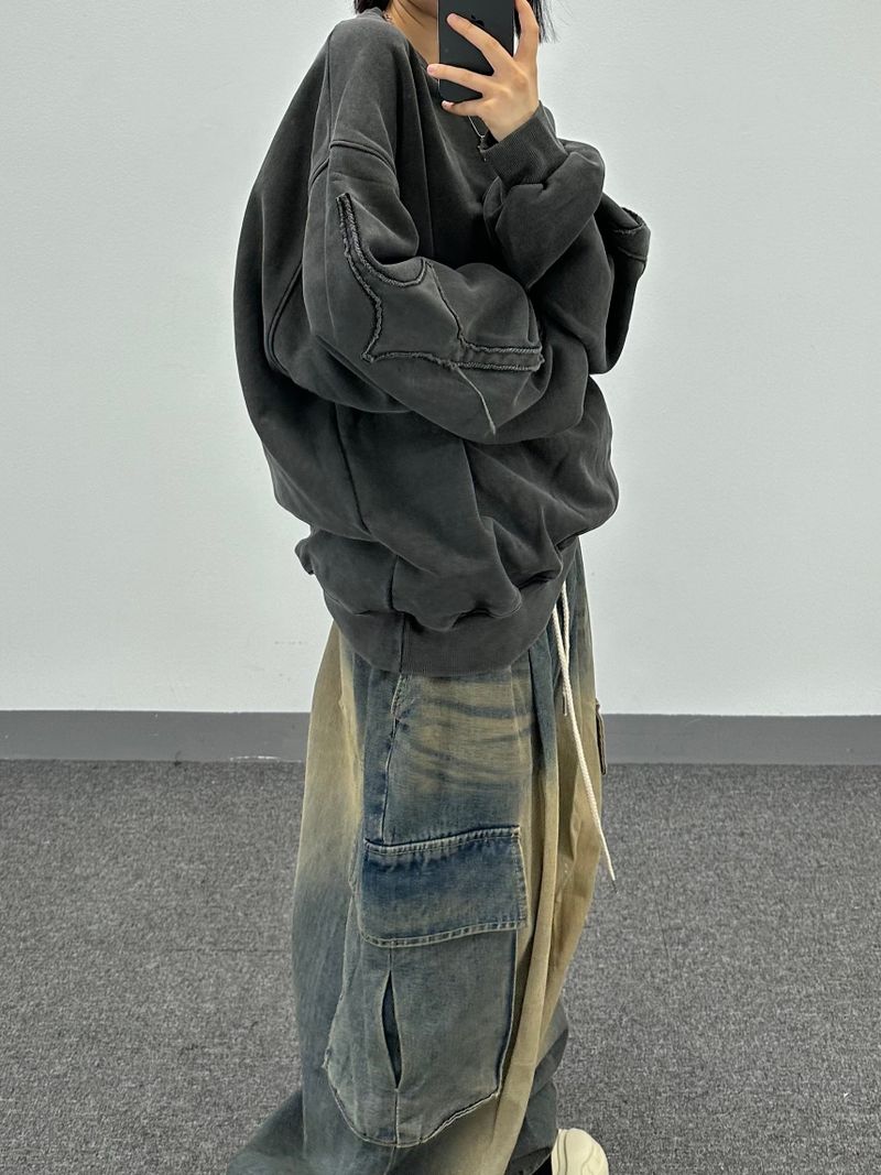 shine patch sweatshirt