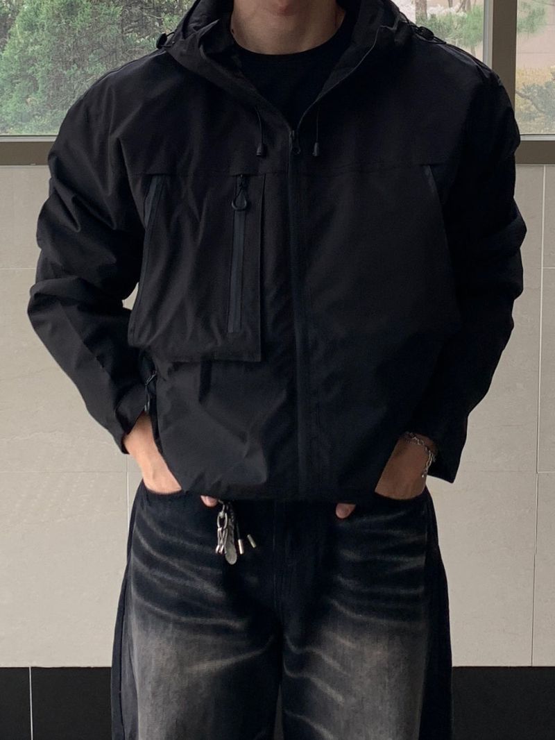 Cadena Two-Way Gorpcore Hood Windbreaker