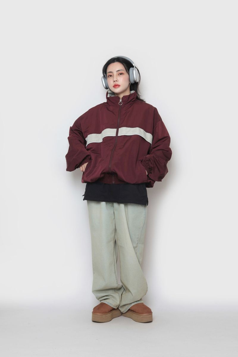 keyring wide denim pants