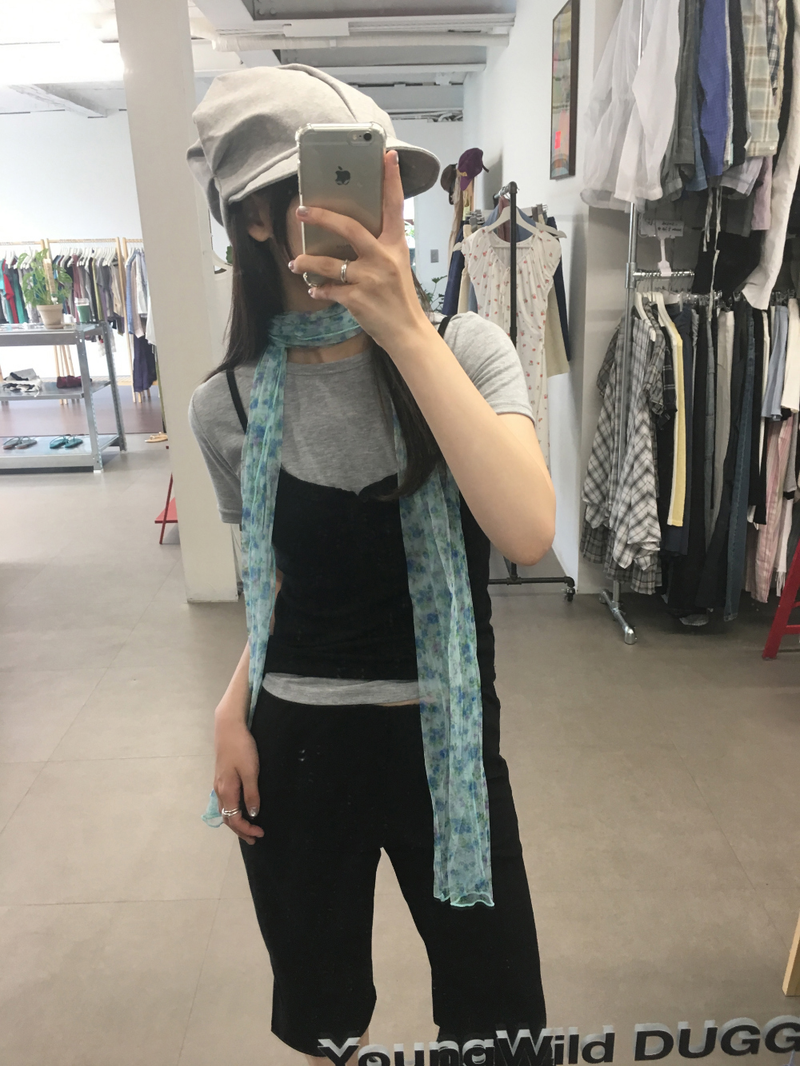 Airy Blossom Scarf (2color)