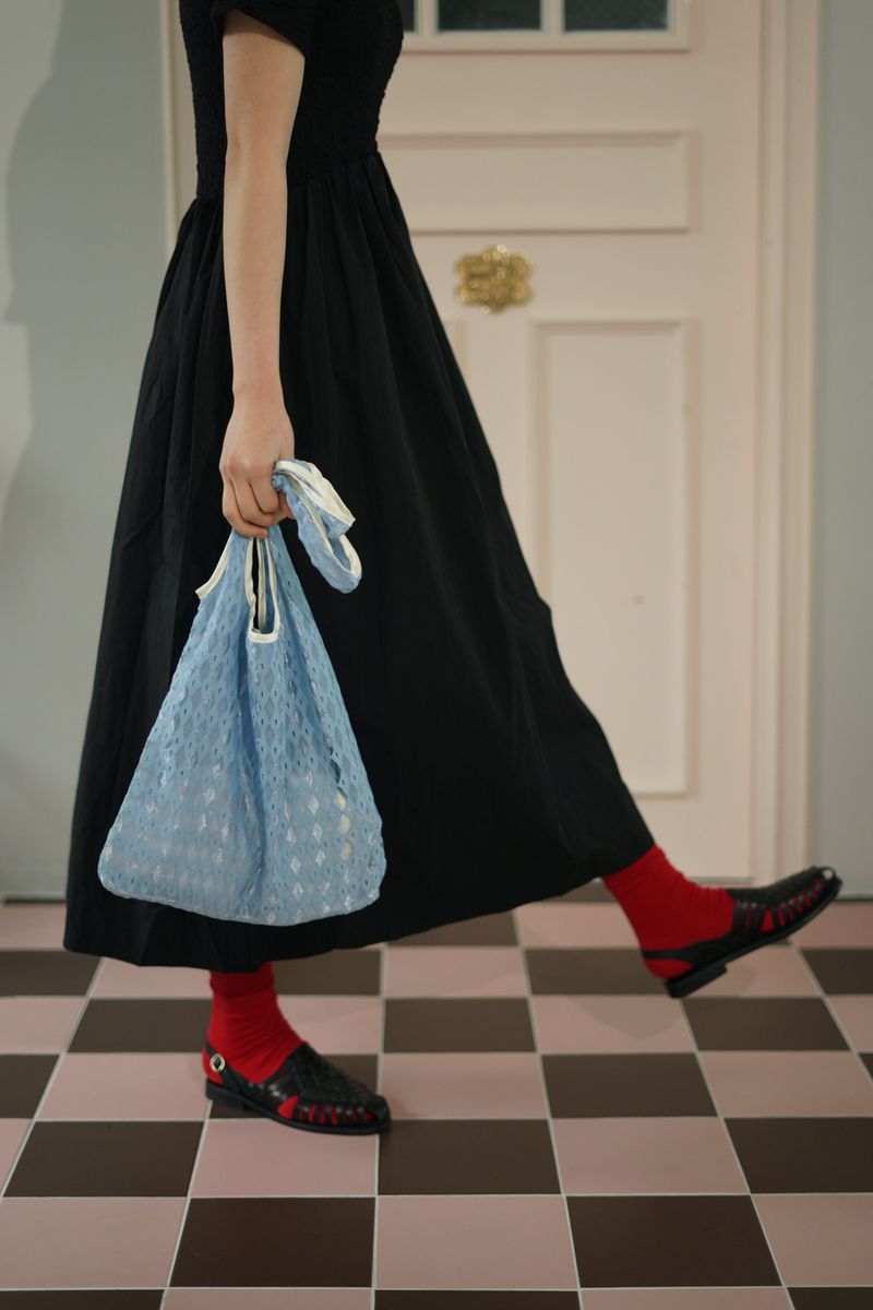 lace bag_sky blue