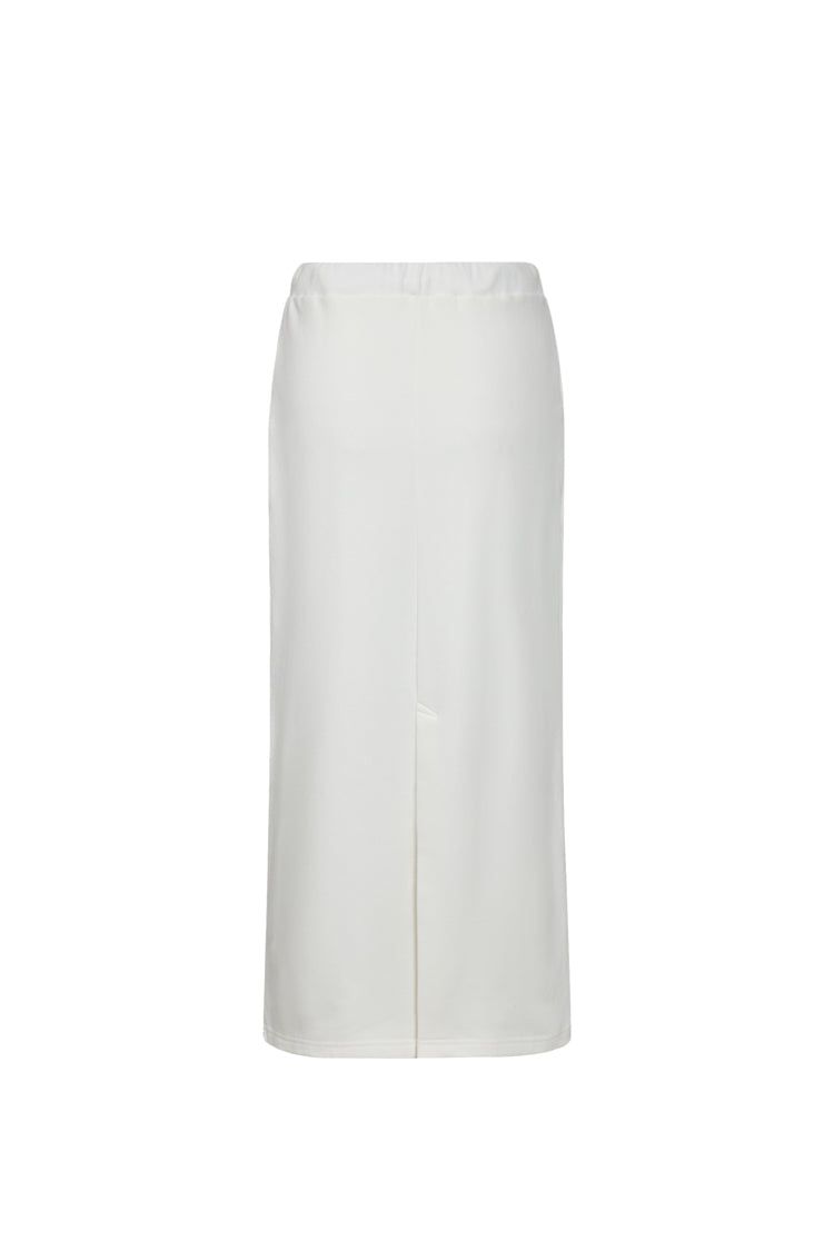 Lettering Classic Long Skirt (IVORY)