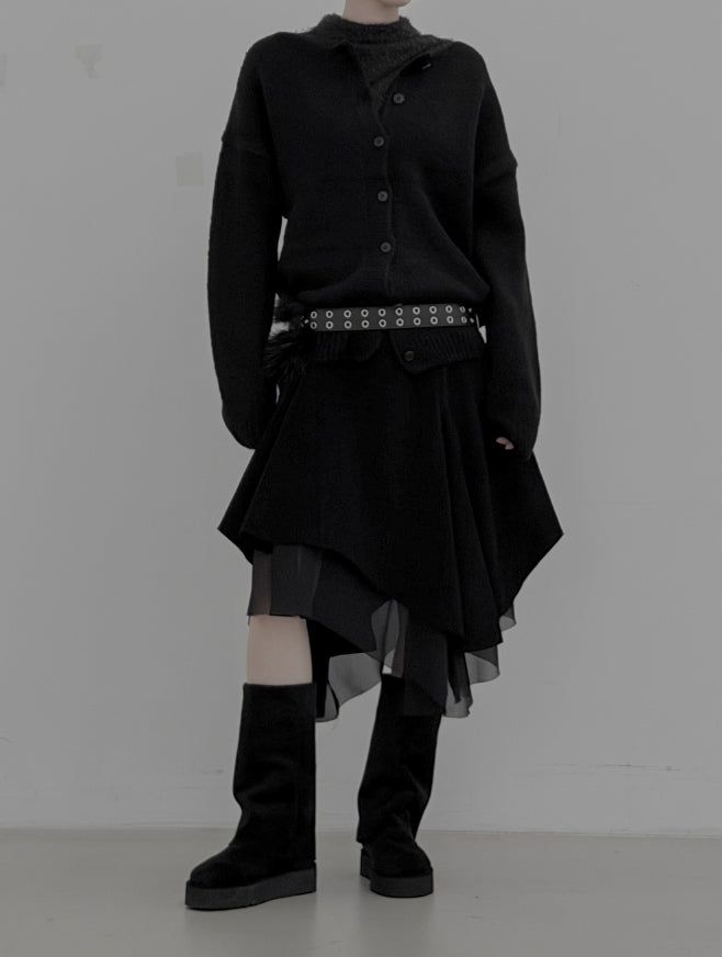 S Basic Knit Cardigan