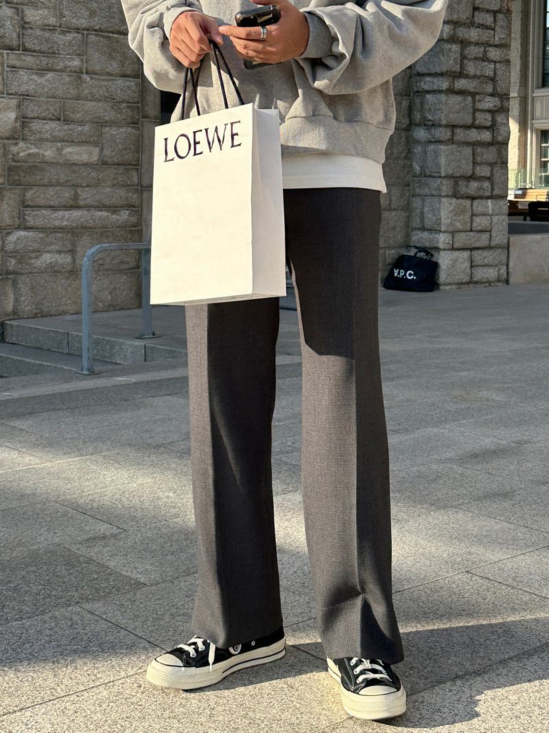 [Lemenne] Open Wide Slacks (2 colors)