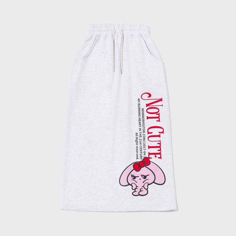 wonder visitor（ワンダービジター）の「PPINTO Long Sweat Skirt（Skirts）」
