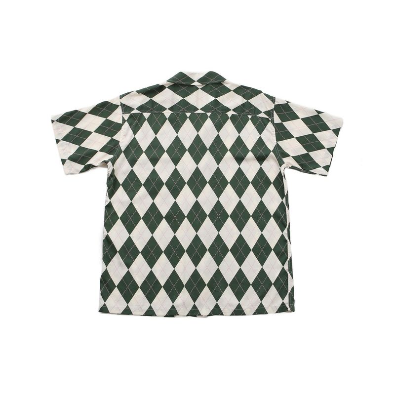ARGYLE FUNK HALF SHIRTS GREEN