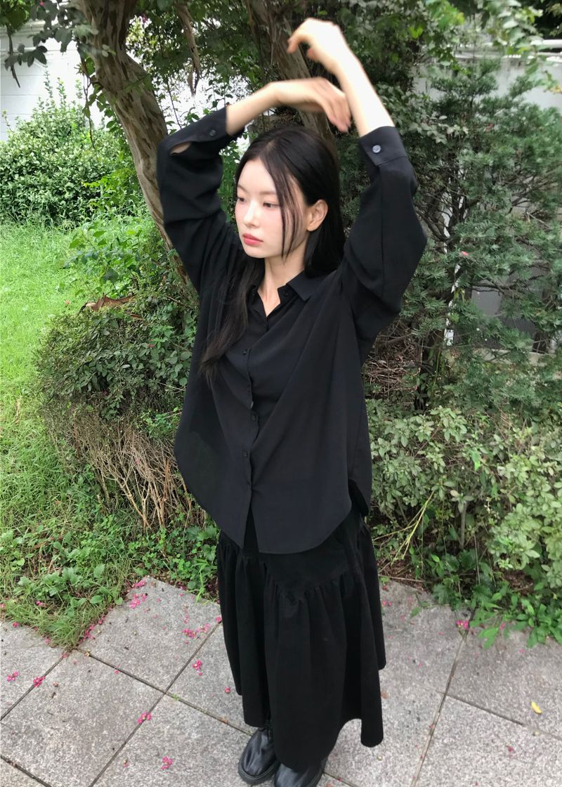SHEER RELAXED SHIRT