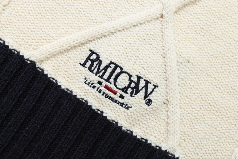 CABLE KNIT SHAWL MUFFLER_OATMEAL
