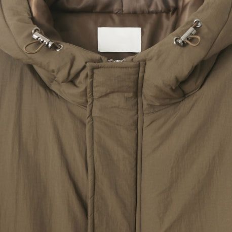 Milky Two Way String Hooded Padding