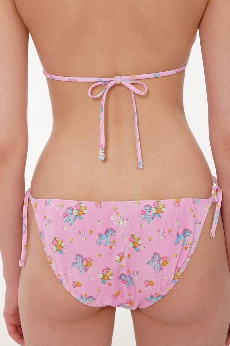 [Spring Pony_pink] String Bikini Set