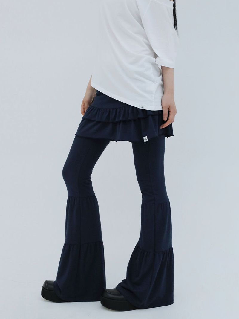 UGLYSHADOW（アグリーシャドウ）の「CANCAN SKIRT PANTS(NAVY)（Pants）」