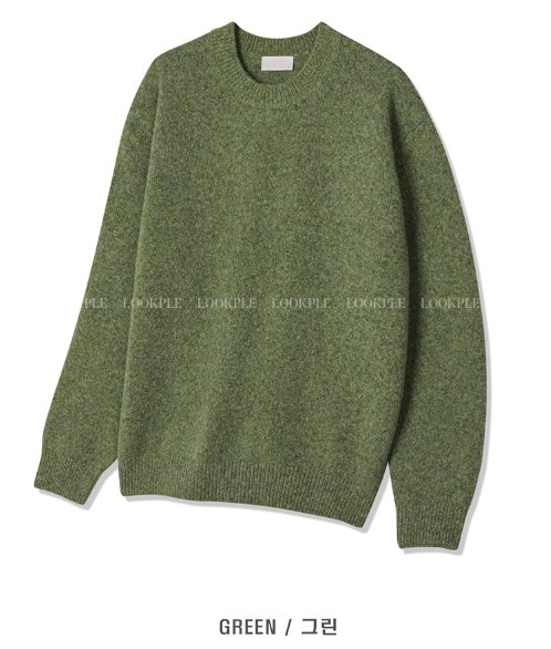 nade Alpaca Overfit Wool Round Knit