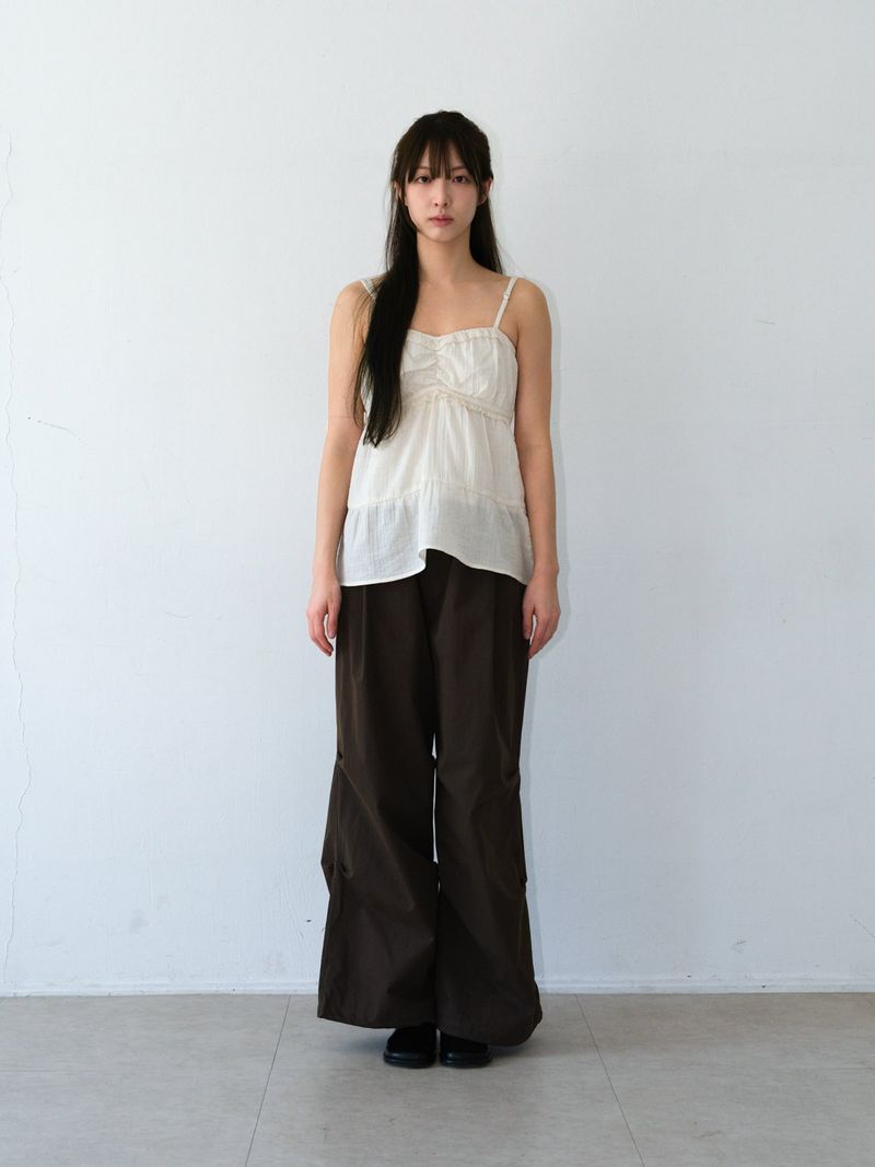 Double Pintuck Pants (Brown)