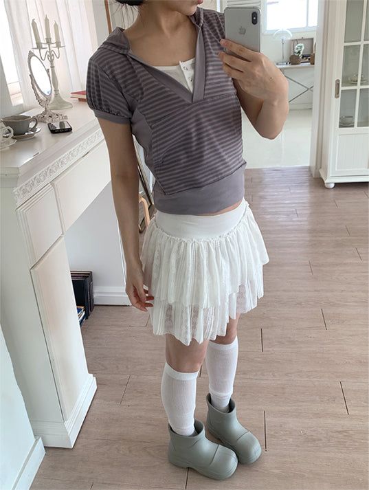 HAZY STRIPE HOODIE (2C)
