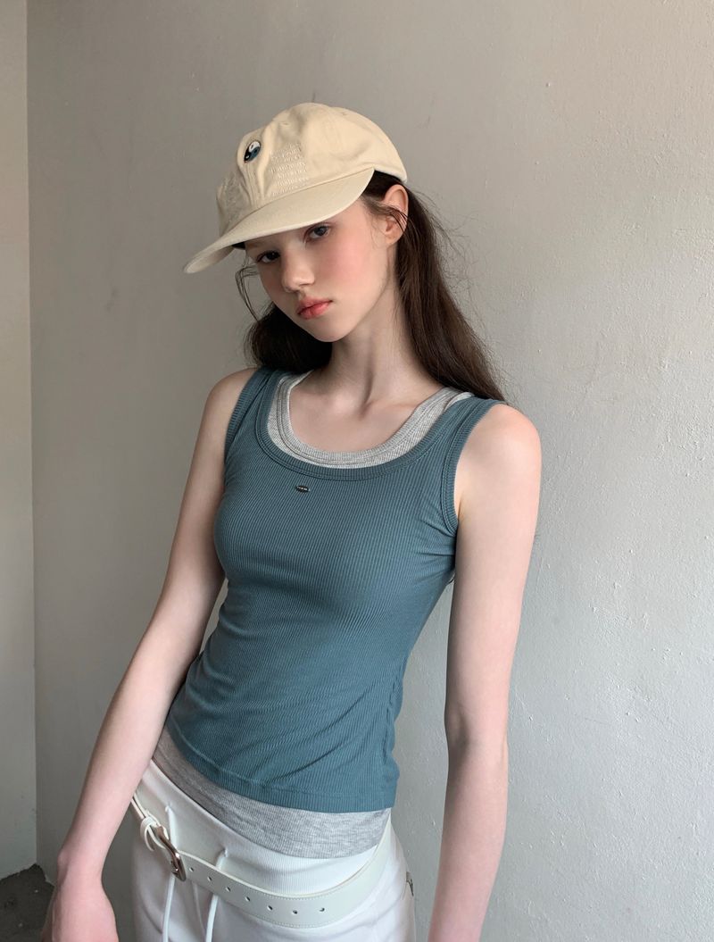 [ORIGINAL] Cain Layered Ribbed Sleeveless