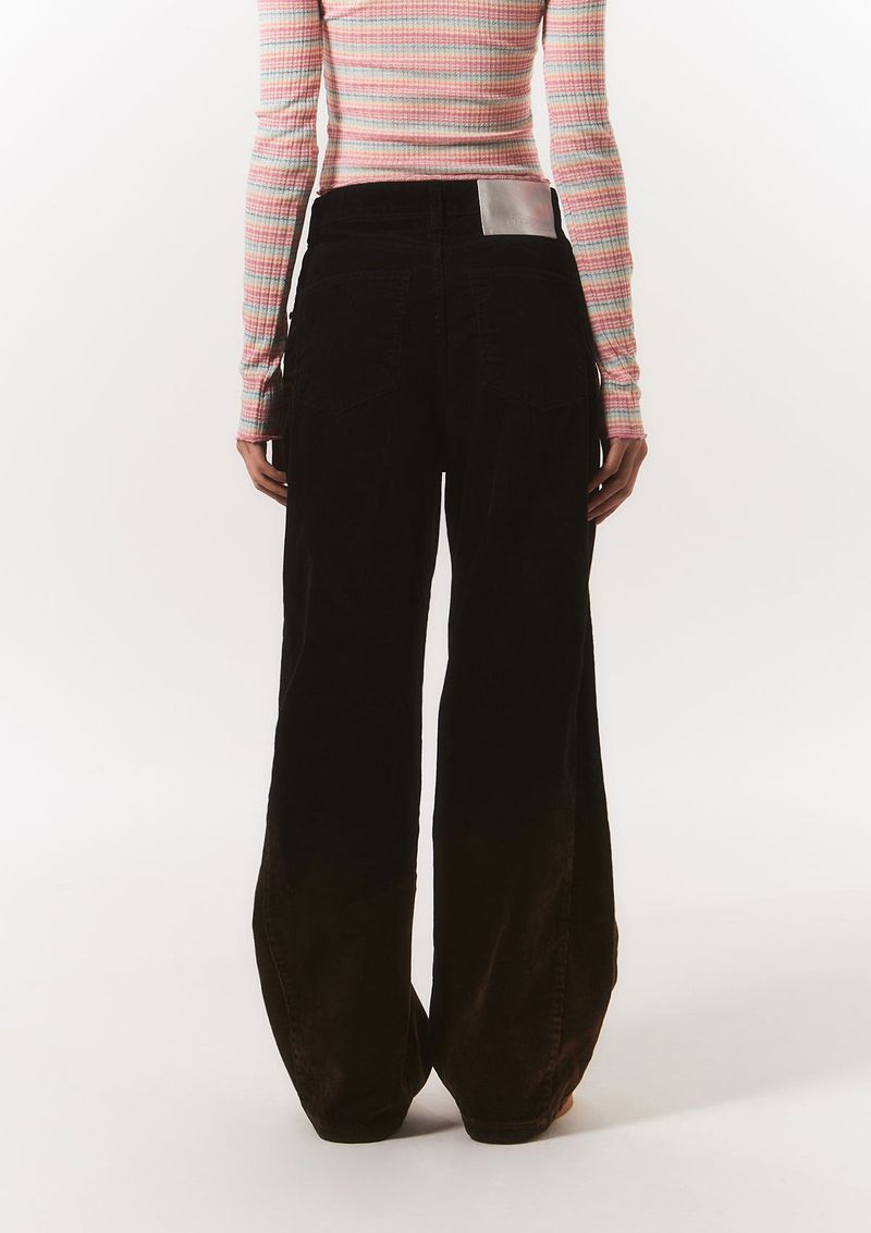 coduroy gradation pt - black