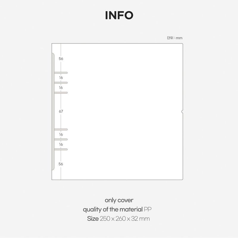 Deco Pocket A5 Wide Binder Cover