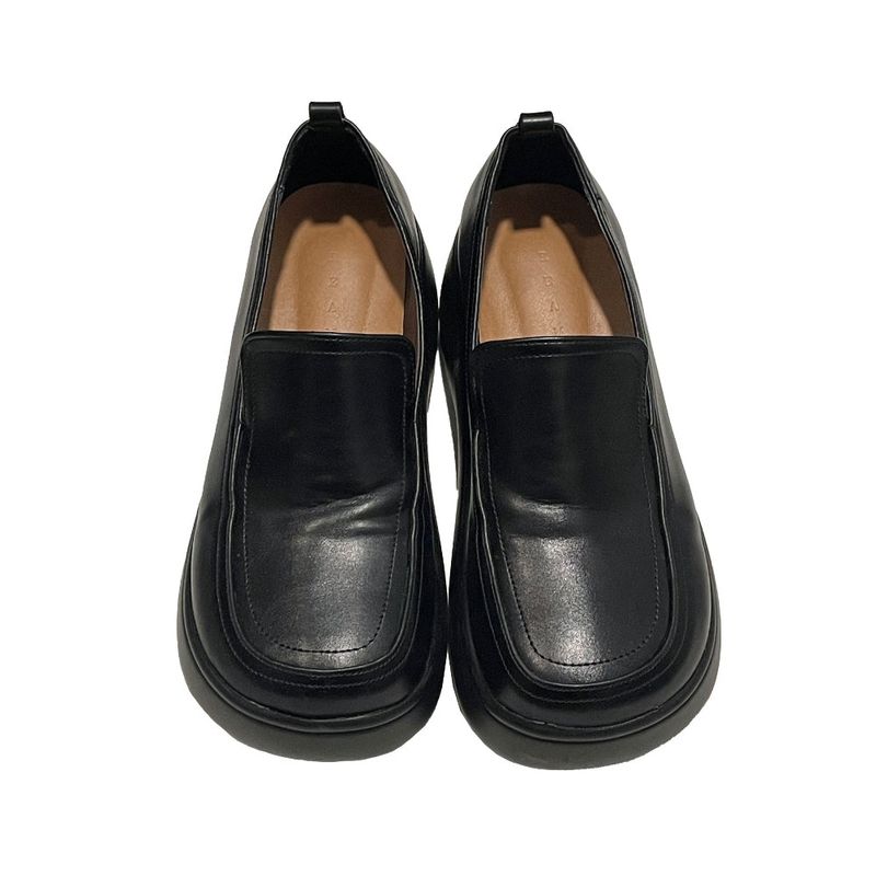 Platform minimal loafers
