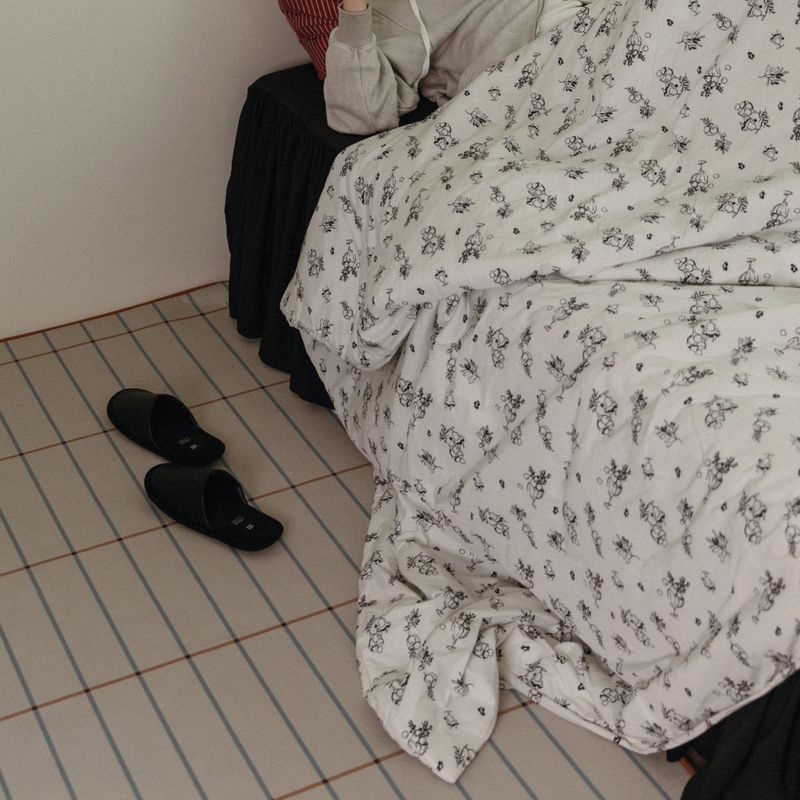 Dust-Free Garden Duvet Cover - Q size