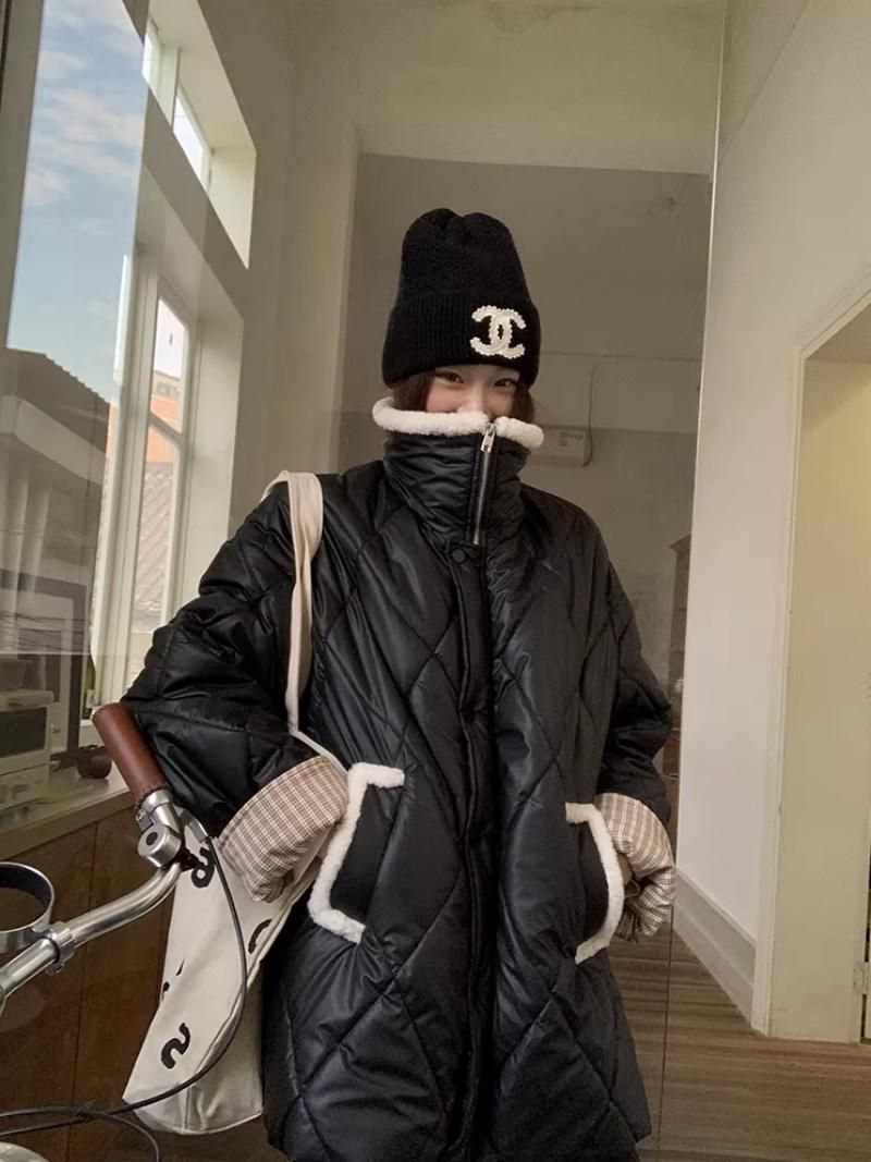 Highland Black Quilting Half Coat Jacket