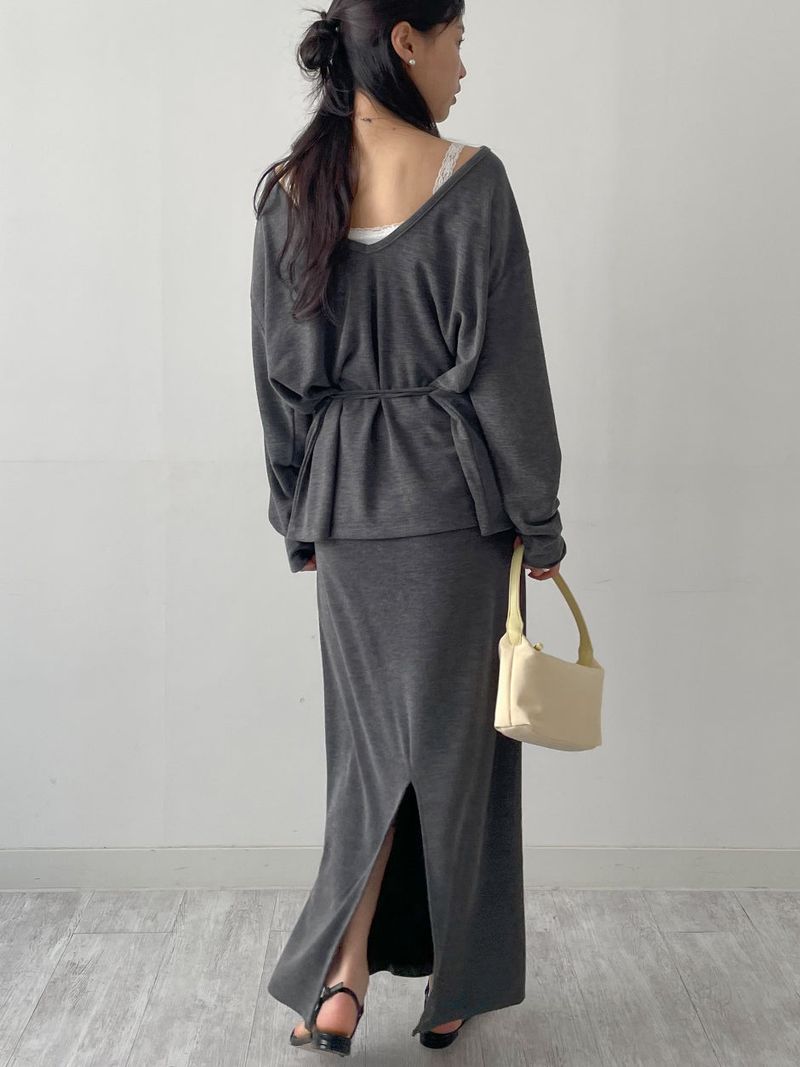 Lace Ribbed Square Sleeveless