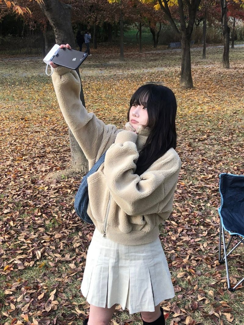 Teddy bear fleece jumper