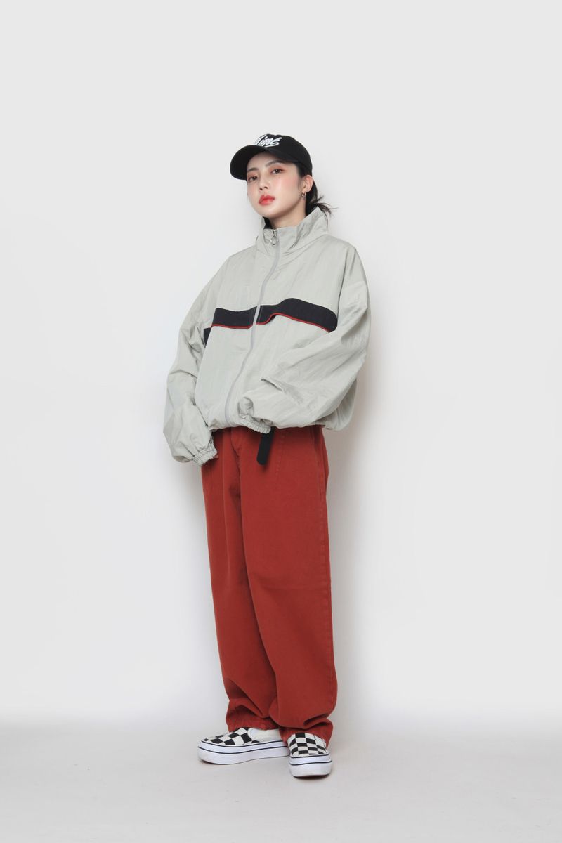 Mid Colour Piping Zip-Up