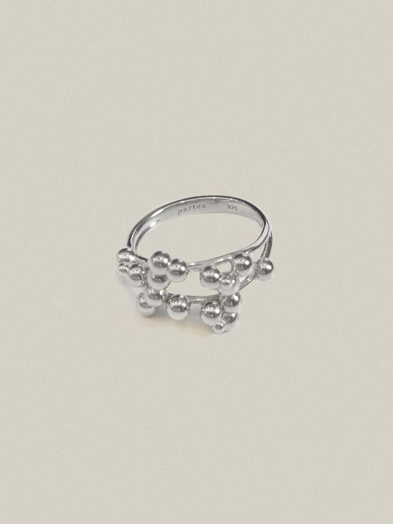 partez(パルテ)の「Bubble Ring Silver(Accessories)」