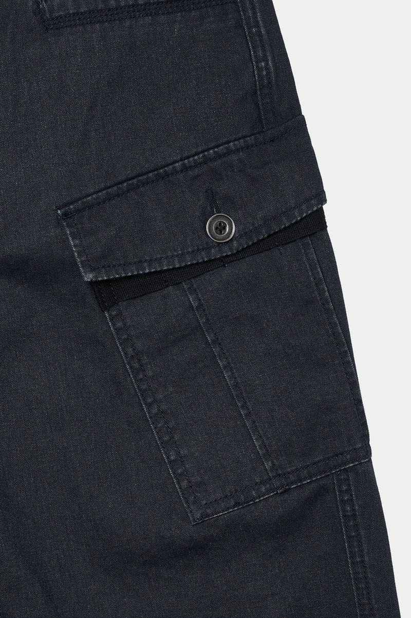 Monkey Pockets Cargo Shorts (Washed Navy)