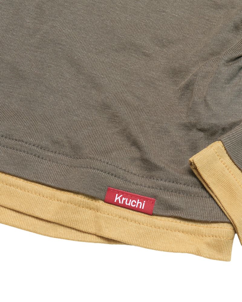 Shirring Layered Top (MOCHA) 