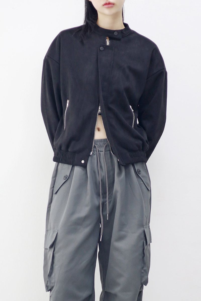 NONCODE（ノンコード）の「Nella Suede Zip-Up Jacket（Jackets/Outerwear）」