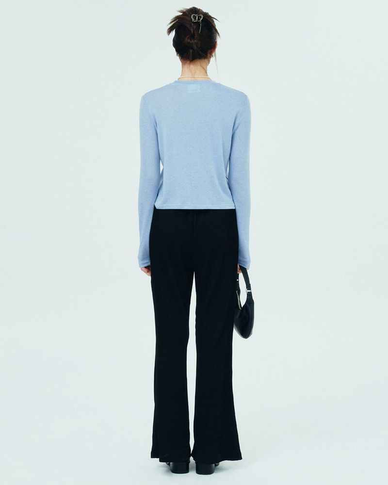 NCOVER ROMAN TYPO LONG SLEEVE-BLUE