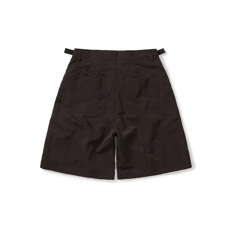 Fern nylon shorts / Brown