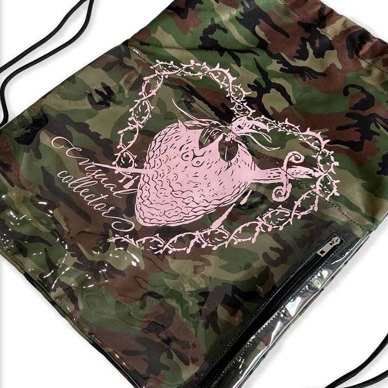 PVC pocket artwork gym sack [Camouflage]