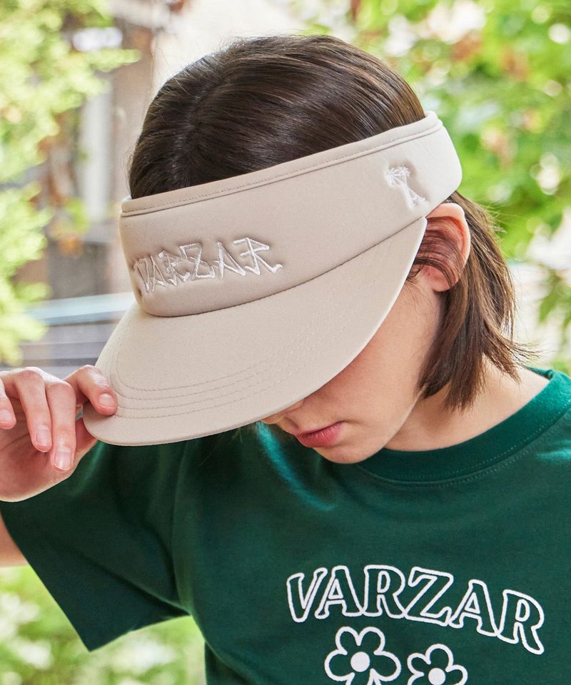 VARZAR(バザール)の「パームツリーロゴサンキャップ(帽子)」