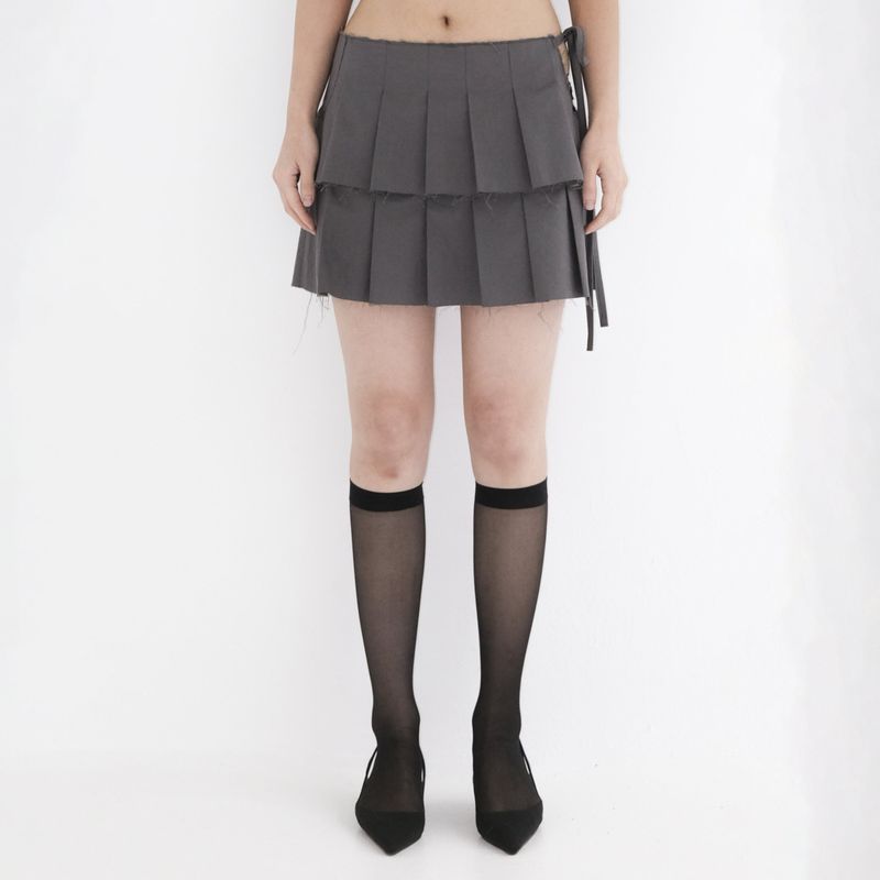 [MADE] Double Pleats Skirt 002