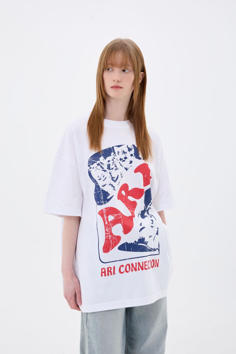 PURRING T-SHIRT / WHITE