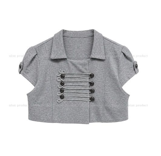 Nak Napoleon Crop Jacket Set