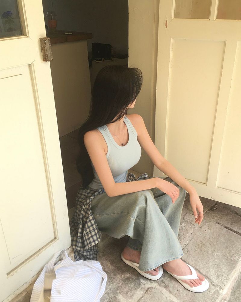 [MADE] Sand, Daily Rib Camisole