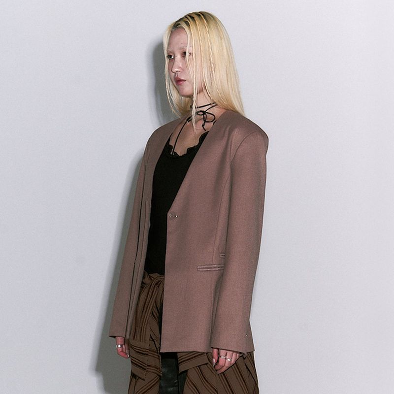 Setup Beige Jacke