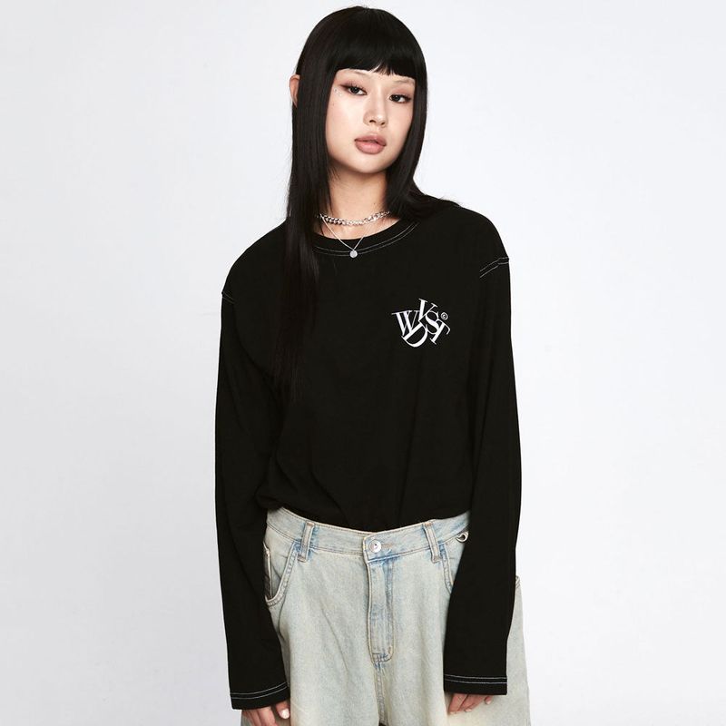 Logo Long Sleeve T-shirt [2 Color]
