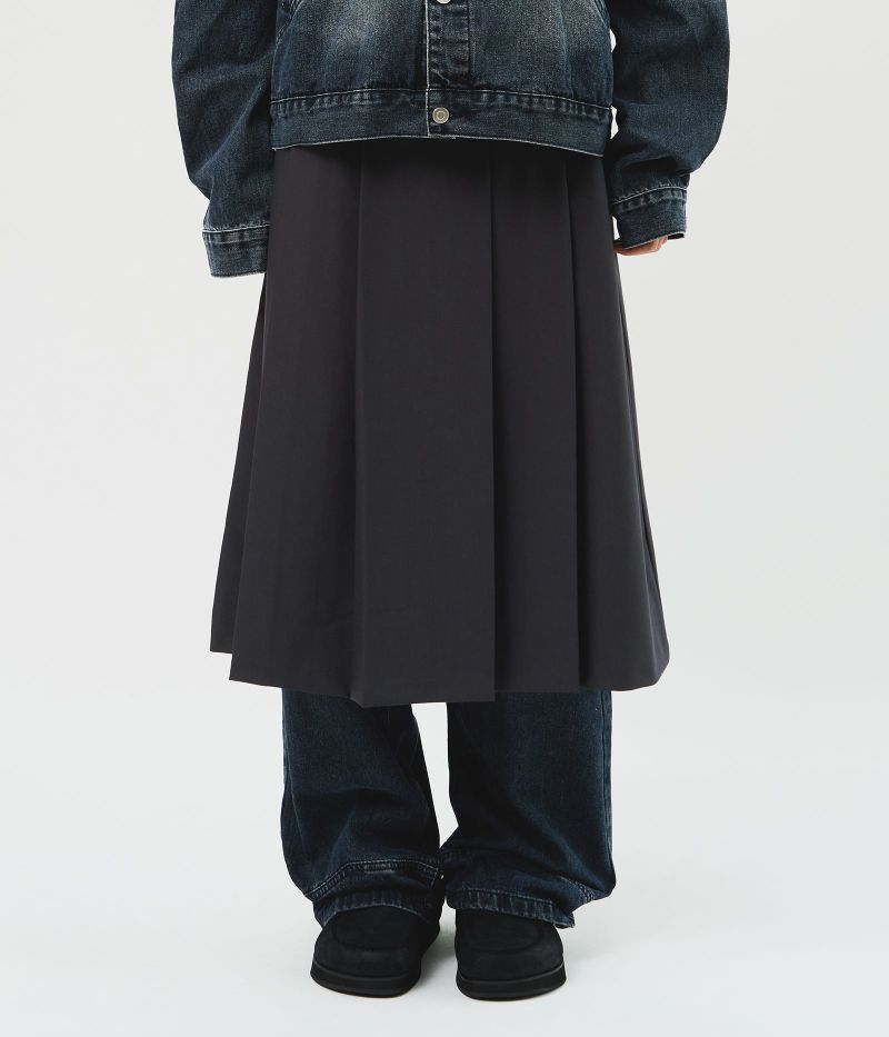 HIFIFNK(ハイファイファンク)の「(W) Belted Pleats Skirt (2color)(Skirts)」