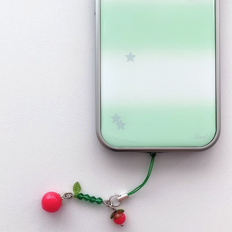 [MADE] STARRY SCOOP PHONE CASE - MELON (epoxy silver bumper)