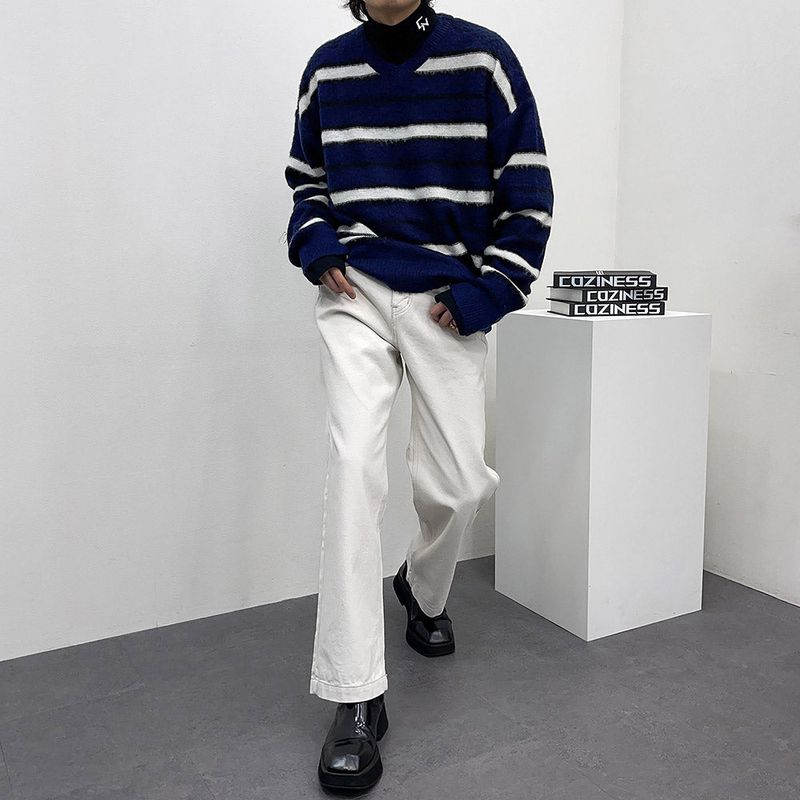 EV Angora Striped Knitwear (2 colors)