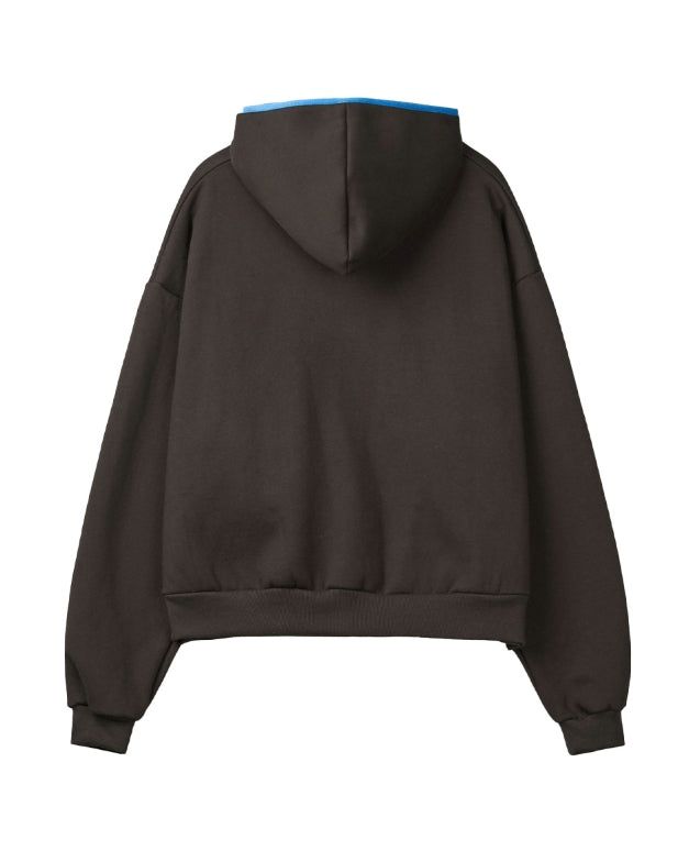 Liane Curved Brushed Hood Zip-Up