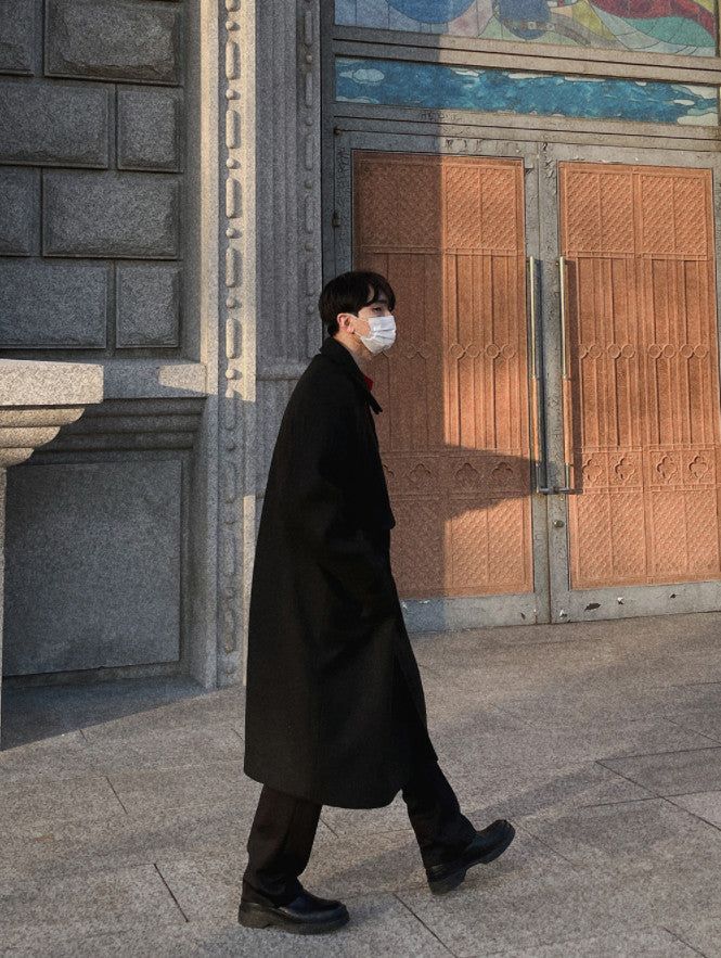 ASCLO Hidden Pocket Wool Coat (3color)