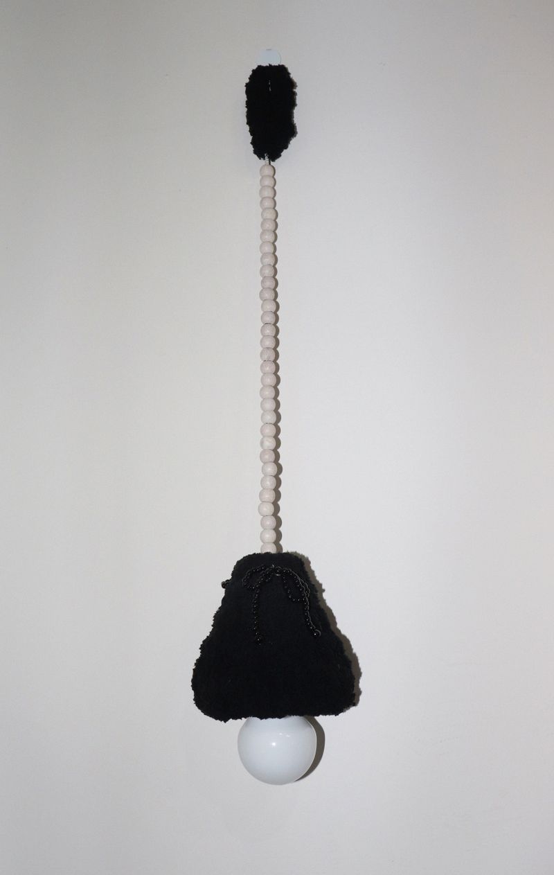 black soft ribbon light