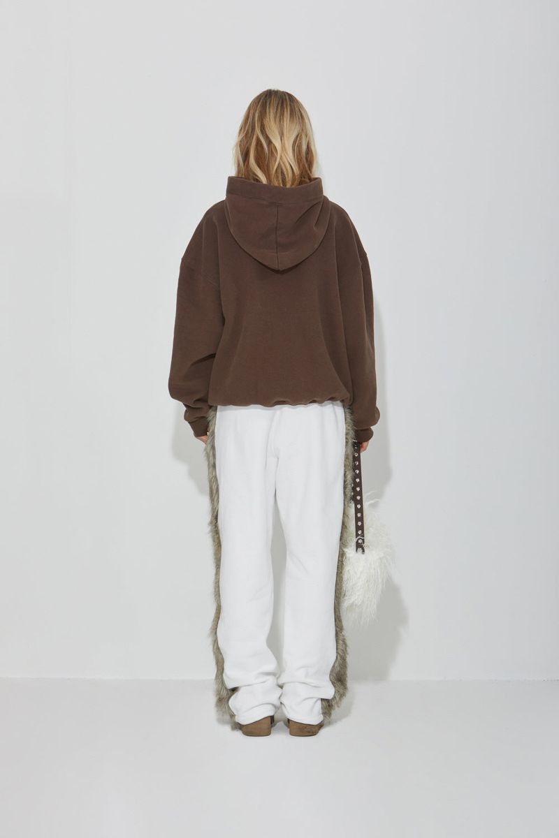 BEADS RIBBON HOOD