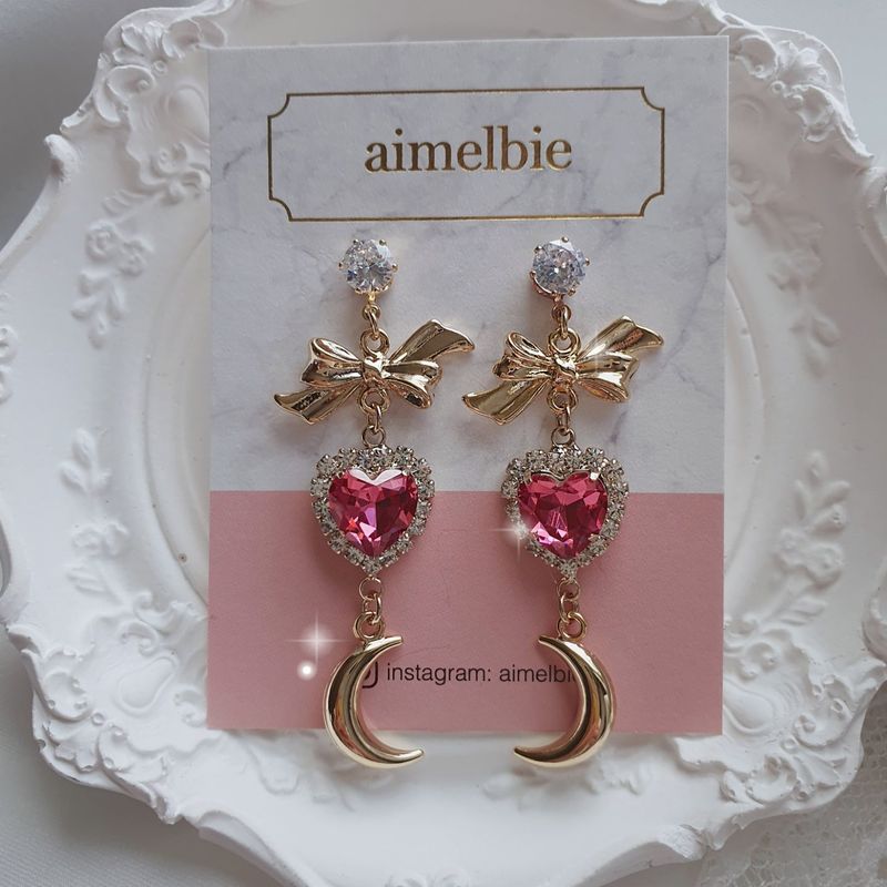 Moon Witch Earring - Rosepink