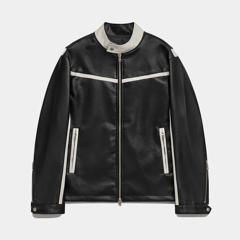Uno Leather Biker Jacket